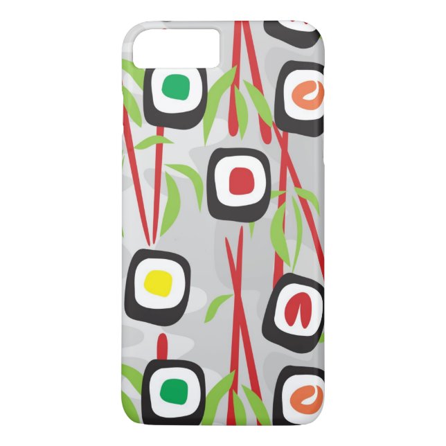 Funda De Case-Mate Para iPhone Modelo del sushi (Reverso)