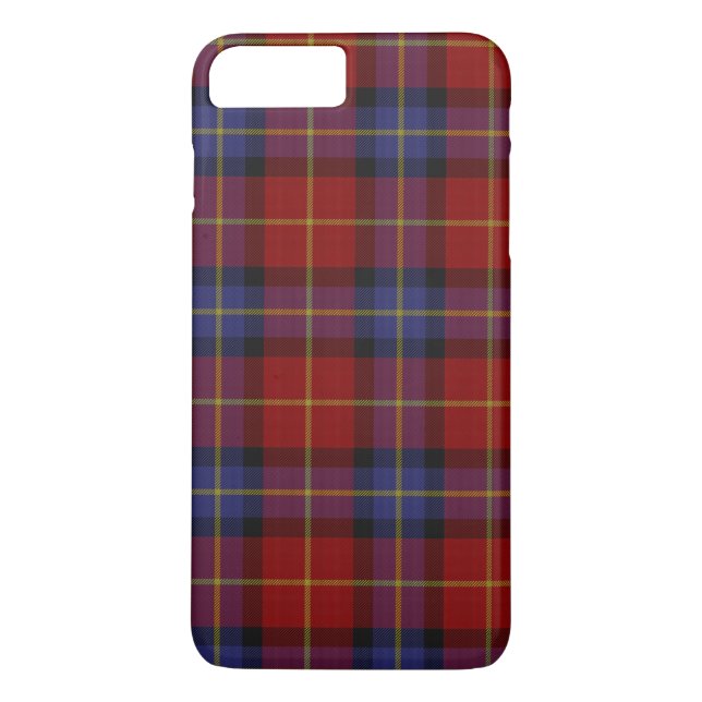 Funda De Case-Mate Para iPhone Modelo del tartán (Reverso)