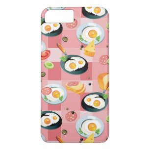 Funda Para iPhone 8 Plus/7 Plus Modelo del tomate y de los huevos fritos