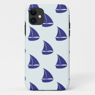 Funda Para iPhone 11 Modelo del velero del azul real