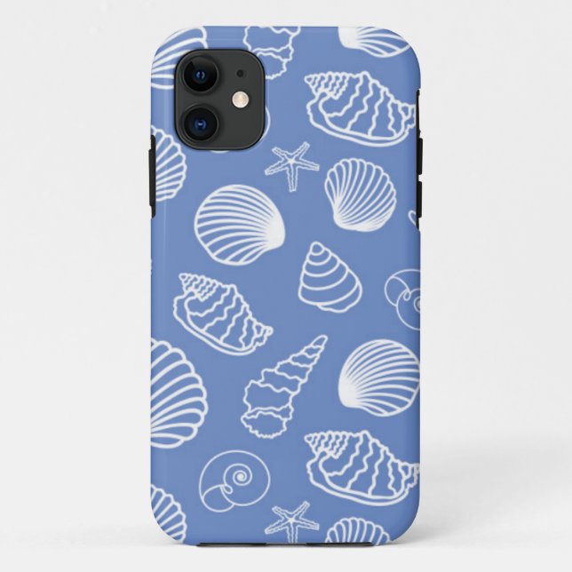 Funda De Case-Mate Para iPhone Modelo descarado del Seashell (Reverso)