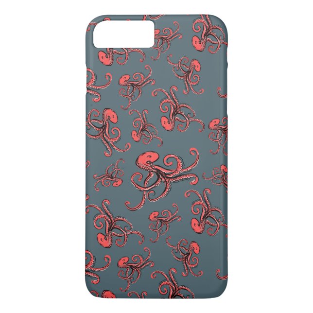 Funda De Case-Mate Para iPhone Modelo disimulado del pulpo (Reverso)