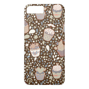 Funda Para iPhone 8 Plus/7 Plus Modelo dulce hecho de magdalenas sabrosas