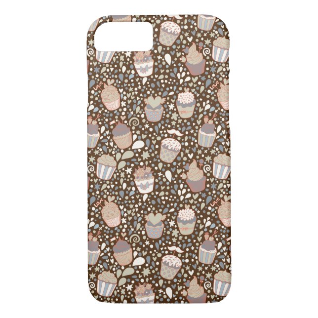 Funda De Case-Mate Para iPhone Modelo dulce hecho de magdalenas sabrosas (Reverso)