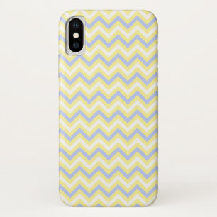 Funda Para iPhone X Modelo en colores pastel de Chevron