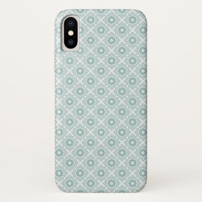 Funda De Case-Mate Para iPhone Modelo enredado del enrejado (Reverso)