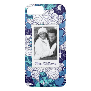 Funda Para iPhone 8/7 Modelo enrrollado el   del Seashell su foto y