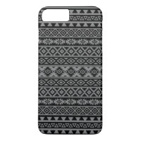 Modelo estilizado azteca negro y gris I