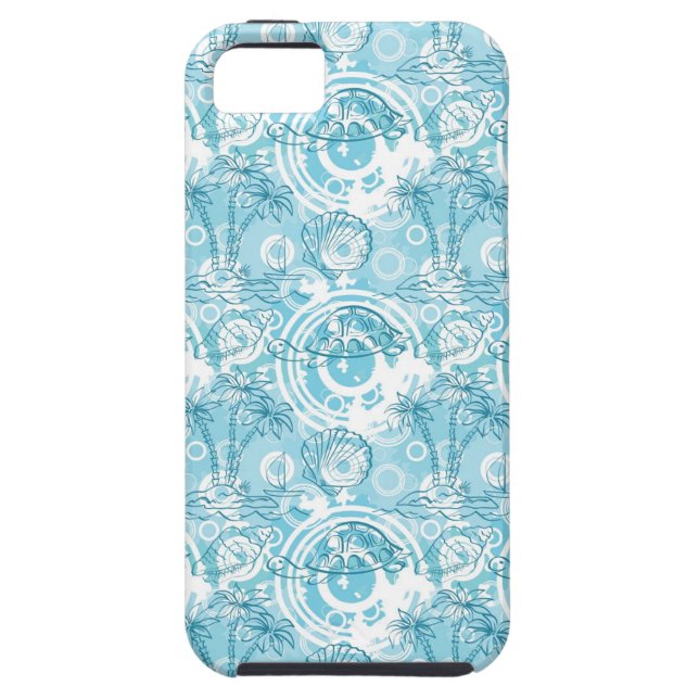 Funda De Case-Mate Para iPhone modelo exótico del océano (Atrás)