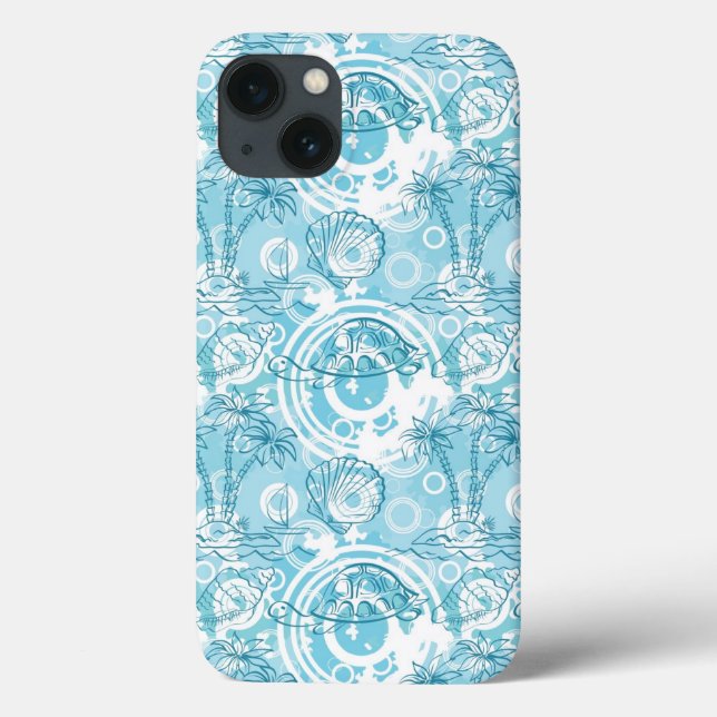 Funda De Case-Mate Para iPhone modelo exótico del océano (Reverso)