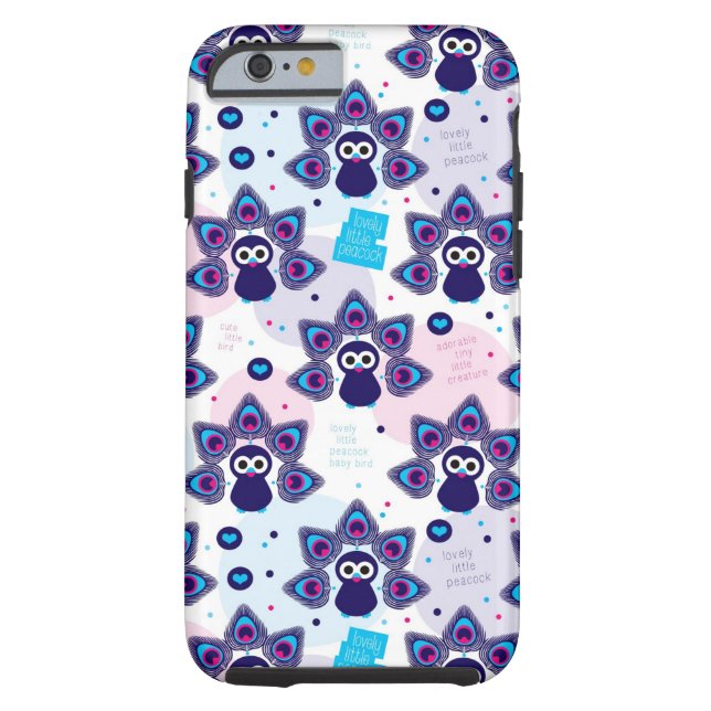 Funda De Case-Mate Para iPhone modelo exótico del pavo real de la India (Reverso)