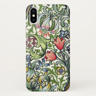 Funda Para iPhone X Modelo floral de la zaraza del lirio de oro de