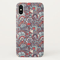 Modelo floral del Doodle de Paisley