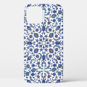 Funda Para iPhone 12 Pro Modelo floral turco hecho a mano antiguo de las