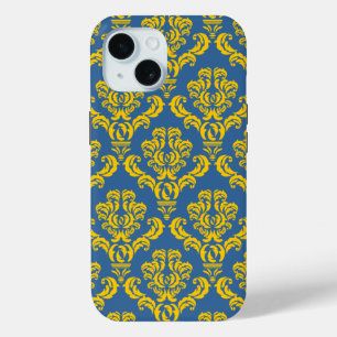 Funda Para iPhone 15 Modelo francés #10 del damasco del imperio