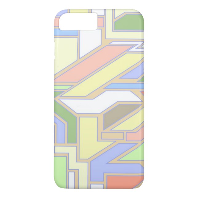 Funda De Case-Mate Para iPhone Modelo geométrico 3 (Reverso)