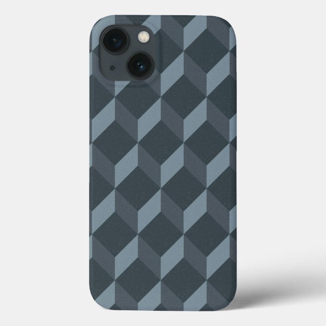 Funda De Case-Mate Para iPhone Modelo geométrico abstracto del fondo (Reverso)