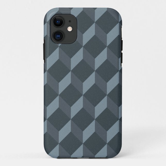 Funda De Case-Mate Para iPhone Modelo geométrico abstracto del fondo (Reverso)