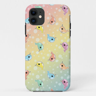Funda Para iPhone 11 Modelo gordo de Narwhal del arco iris
