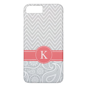 title_seo2 Modelo gris coralino de Chevron Paisley del
