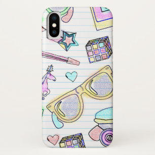 Funda Para iPhone X Modelo impresionante del libro de colorear de los