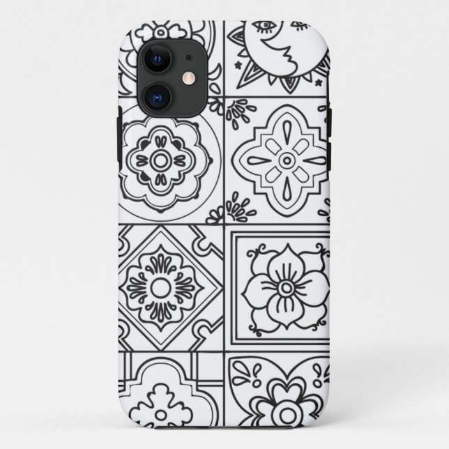 Funda De Case-Mate Para iPhone Modelo inspirado de Talavera (Reverso)
