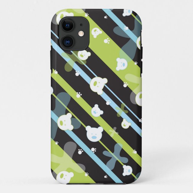 Funda De Case-Mate Para iPhone Modelo lindo con pocos osos (Reverso)