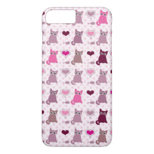 Funda Para iPhone 8 Plus/7 Plus Modelo lindo de los chicas del gatito