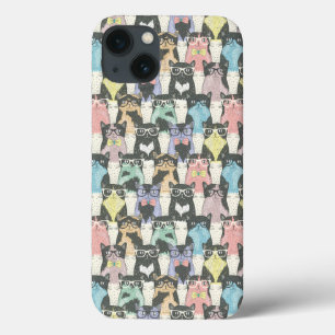 Funda Para iPhone 13 Modelo lindo de los gatos del inconformista