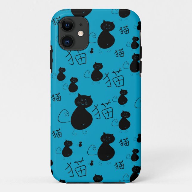 Funda De Case-Mate Para iPhone Modelo lindo del gatito (Reverso)