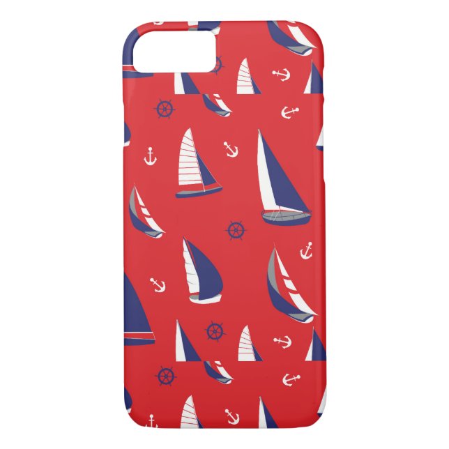 Funda De Case-Mate Para iPhone Modelo magro del velero (Reverso)