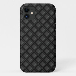 Funda Para iPhone 11 Modelo negro y gris del diamante