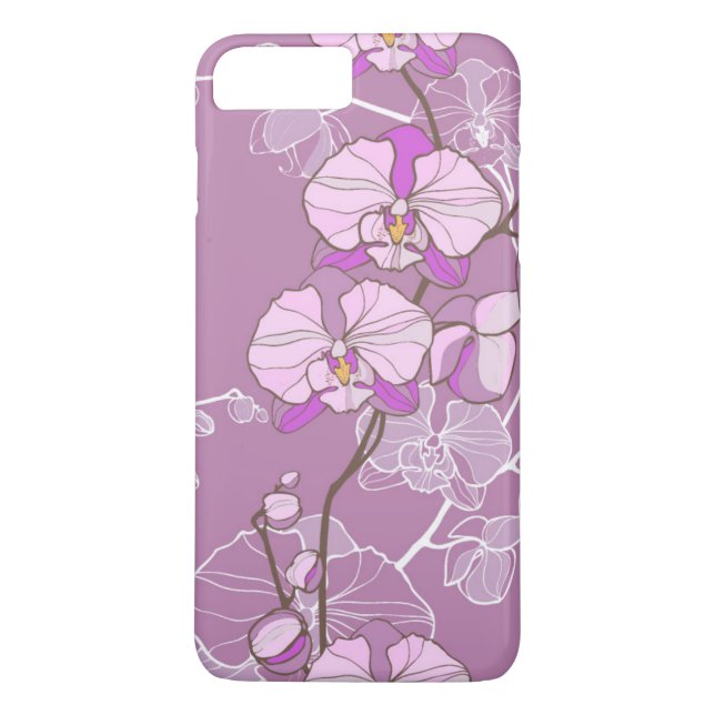 Funda De Case-Mate Para iPhone Modelo púrpura de la orquídea (Reverso)