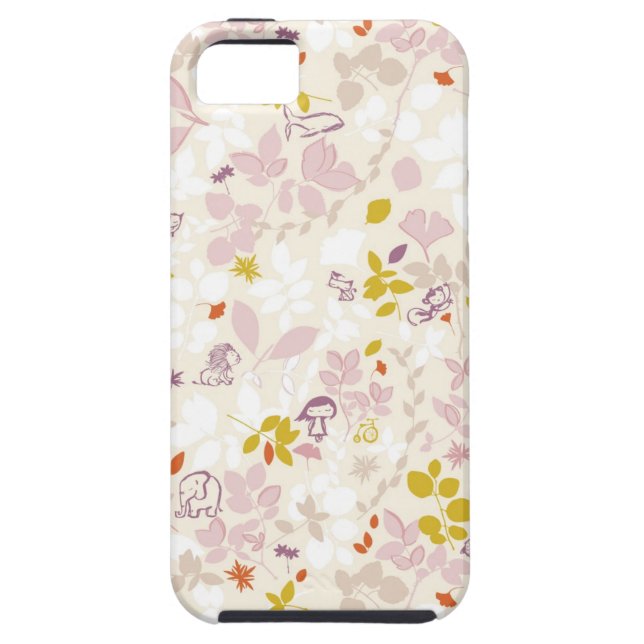 Funda De Case-Mate Para iPhone modelo que exhibe animales caprichosos (Atrás)