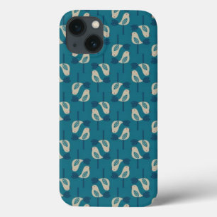 Funda Para iPhone 13 modelo que exhibe pájaros