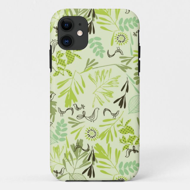 Funda De Case-Mate Para iPhone modelo que exhibe pequeños pájaros de bebé (Reverso)