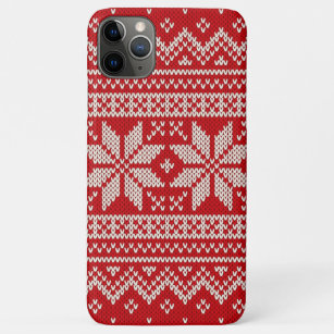 Funda Para iPhone 11 Pro Max Modelo que hace punto del suéter del navidad -