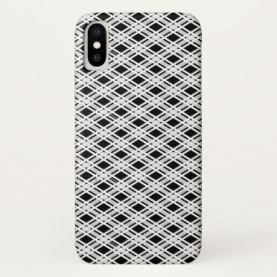 Funda Para iPhone X Modelo rayado de la tela escocesa
