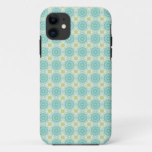 Funda Para iPhone 11 Modelo retro azul en colores pastel fresco Pascua