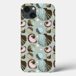Funda Para iPhone 13 Modelo retro del Seashell