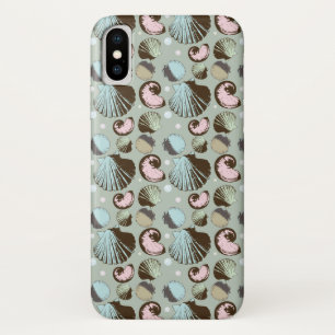Funda Para iPhone X Modelo retro del Seashell