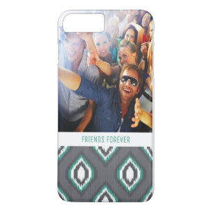 Funda Para iPhone 8 Plus/7 Plus Modelo retro geométrico de encargo de Ikat de la
