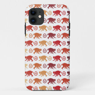 Funda Para iPhone 11 Modelo rojo de los monos