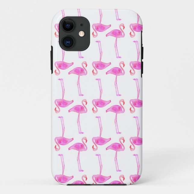 Funda De Case-Mate Para iPhone Modelo rosado del flamenco (Reverso)