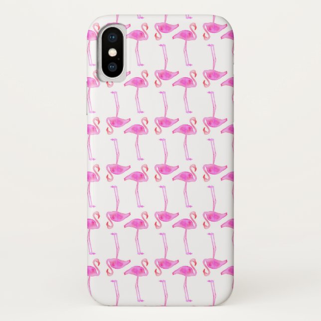 Funda De Case-Mate Para iPhone Modelo rosado del flamenco (Reverso)