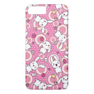 Funda Para iPhone 8 Plus/7 Plus modelo rosado del kawaii