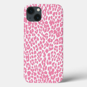 Funda Para iPhone 13 Modelo rosado del leopardo