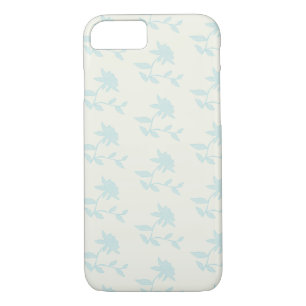 Funda Para iPhone 8/7 Modelo sencillo de flor estampado azul claro