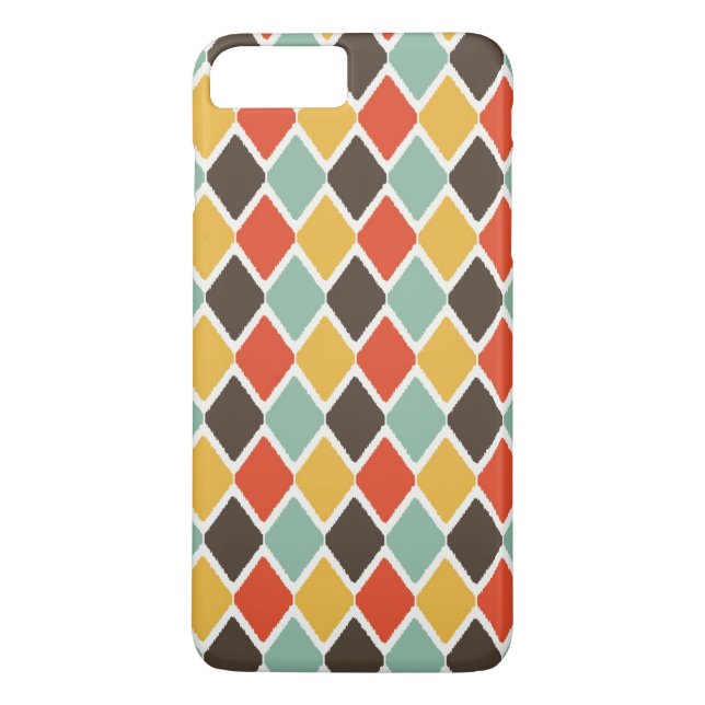 Funda De Case-Mate Para iPhone Modelo tribal de la moda del ikat moderno (Reverso)