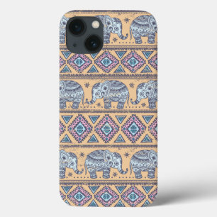 title_seo2 Modelo tribal del elefante étnico azul